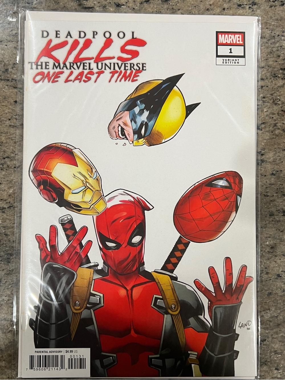 Deadpool Kills The DC Universe One Last Time (Marvel Comics) Variant Cover